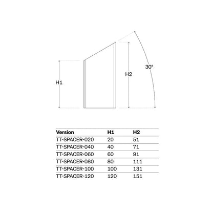 Spacers Kit DEDA voor JET2/Fast Pro/TT314/Parabolica Pro