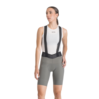 Korte Bretelsbroek SPORTFUL SRK Dames Grijs