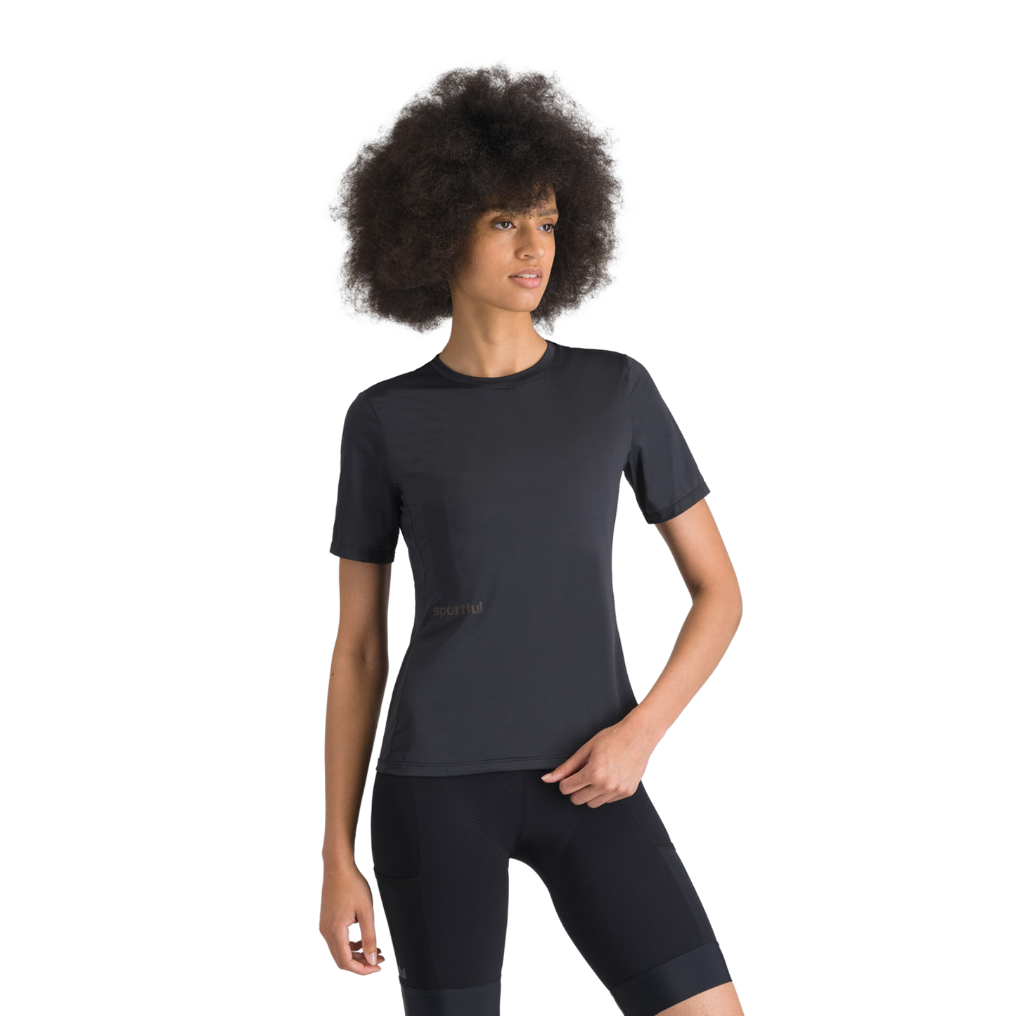 Dames SPORTFUL SUPERGIARA TEE Korte Mouw Jersey Zwart