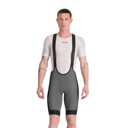Korte Bretelsfietsbroek SPORTFUL SUPERGIARA 2 Grijs/Zwart