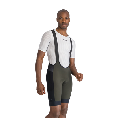 Korte Bretelsbroek SPORTFUL SUPERGIARA 2 Kaki/Zwart