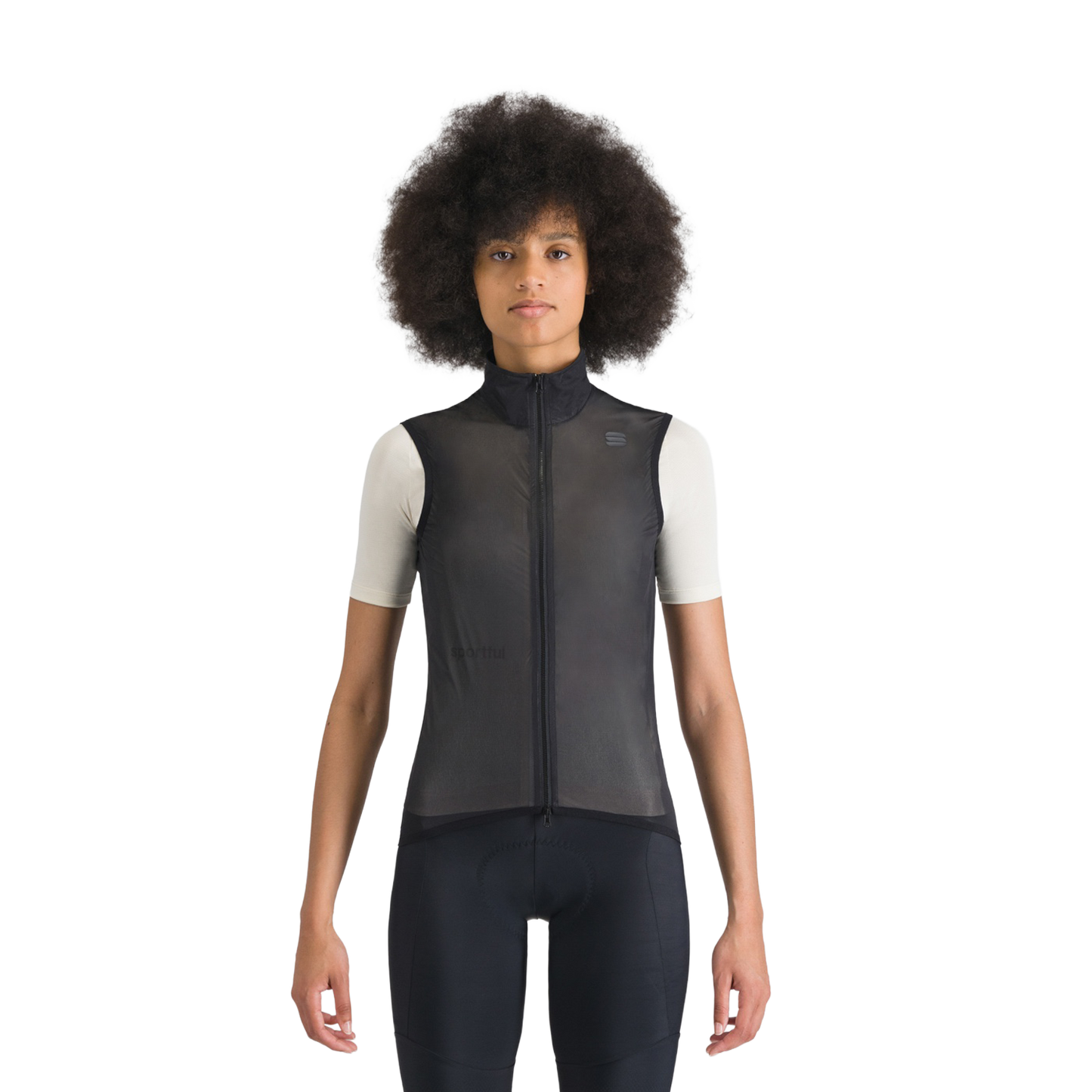 Dames SPORTFUL LIGHT AIR Mouwloos jack Zwart