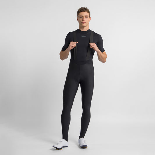SPORTFUL SUPERNOVA zwarte lange fietsbroek met bretels