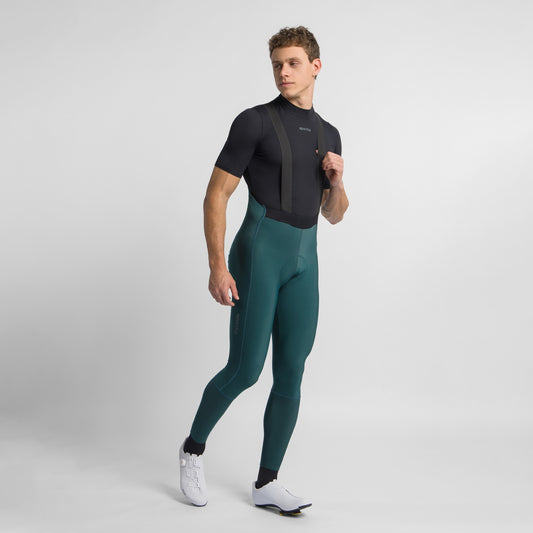 SPORTFUL SUPERNOVA lange fietsbroek met bretels in groen