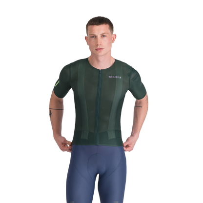 Wielershirt SPORTFUL LIGHT 2 Korte Mouwen Kaki