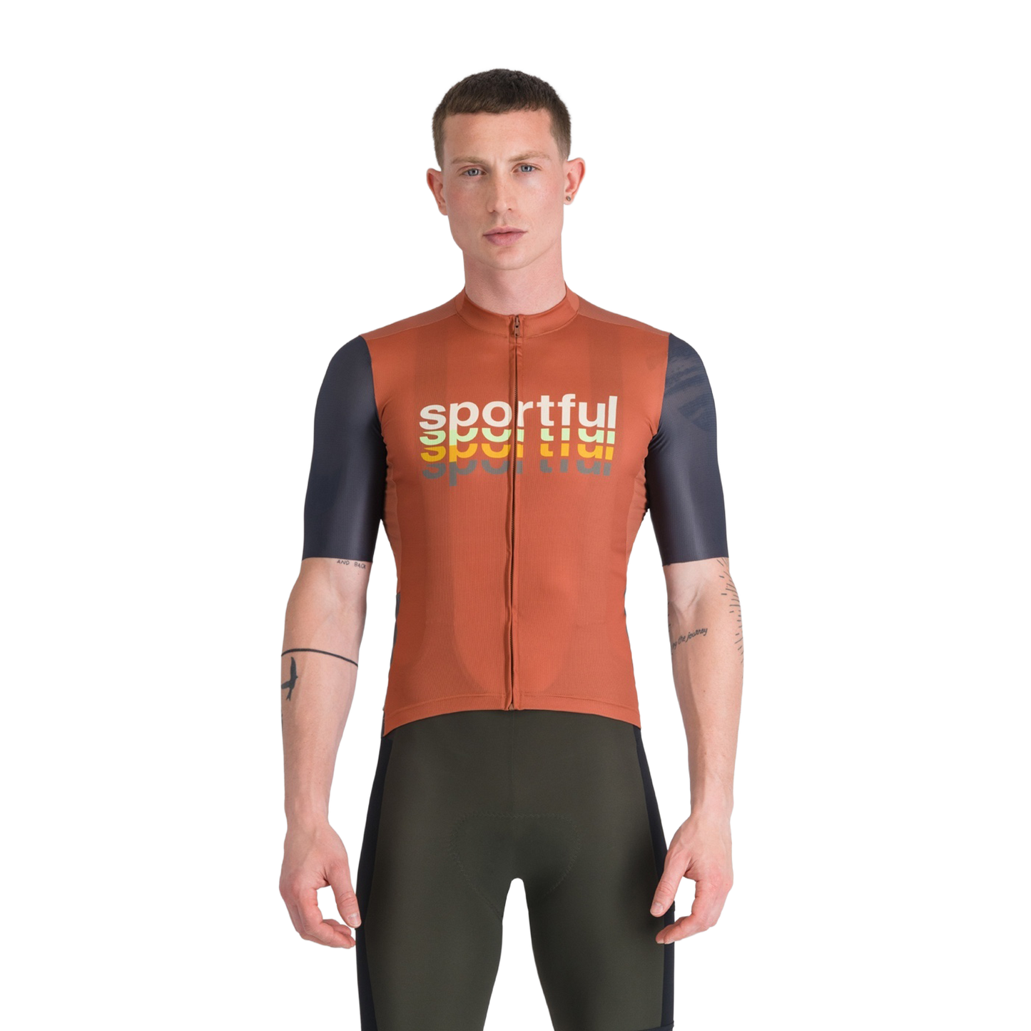 SPORTFUL SUPERGIARA 2 LOGO Korte Mouw Trui Oranje