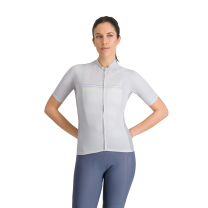 Wielrenshirt SPORTFUL STARLIGHT 2 Korte Mouwen Dames Grijs