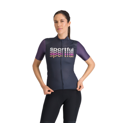 Trui SPORTFUL SUPERGIARA 2 LOGO Korte Mouwen Dames Marine