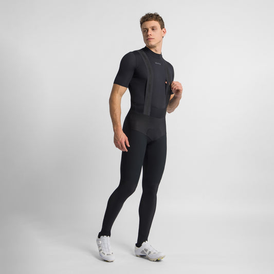 SPORTFUL SUPERGIARA 2 zwarte lange fietsbroek met bretels