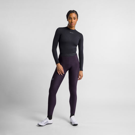 SPORTFUL PULSE dames lange fietsbroek paars