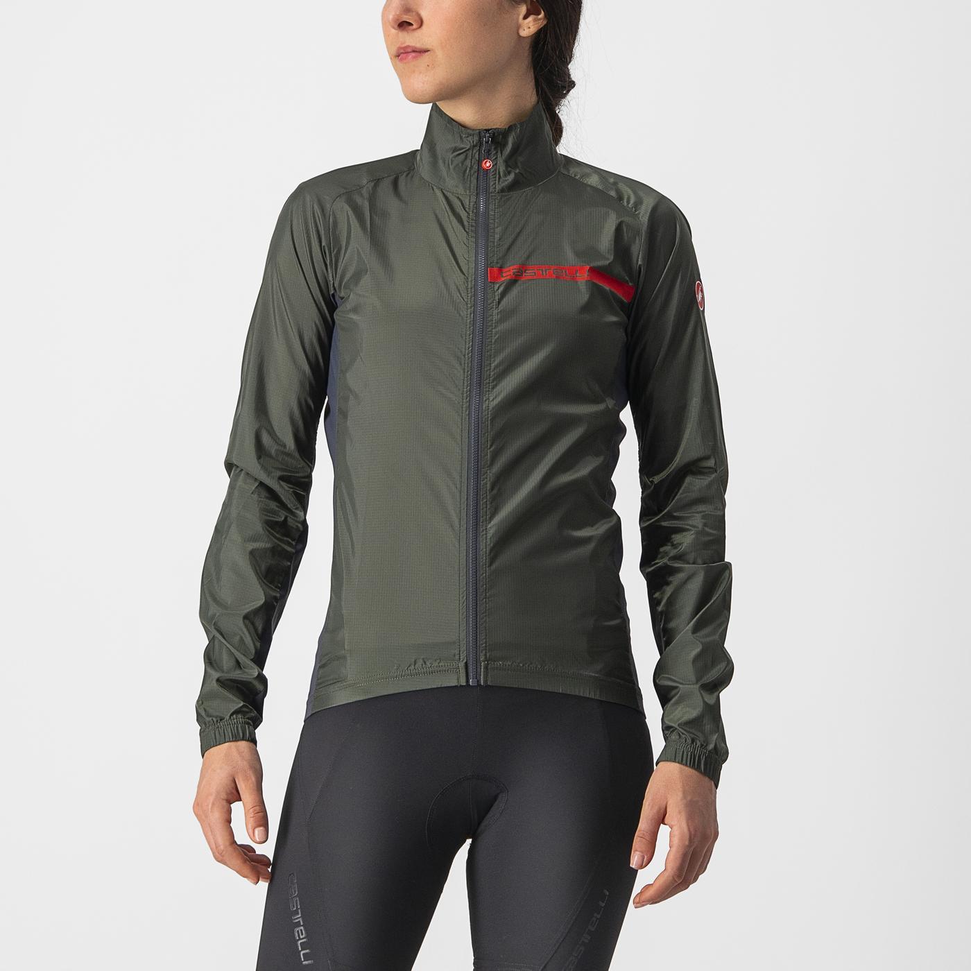 Veste CASTELLI SQUADRA STRETCH Femme Kaki