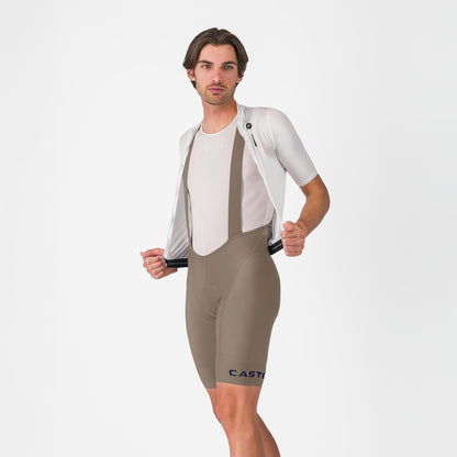 Korte Koersbroek met Bretels CASTELLI COMPETIZIONE 2 KIT Clay
