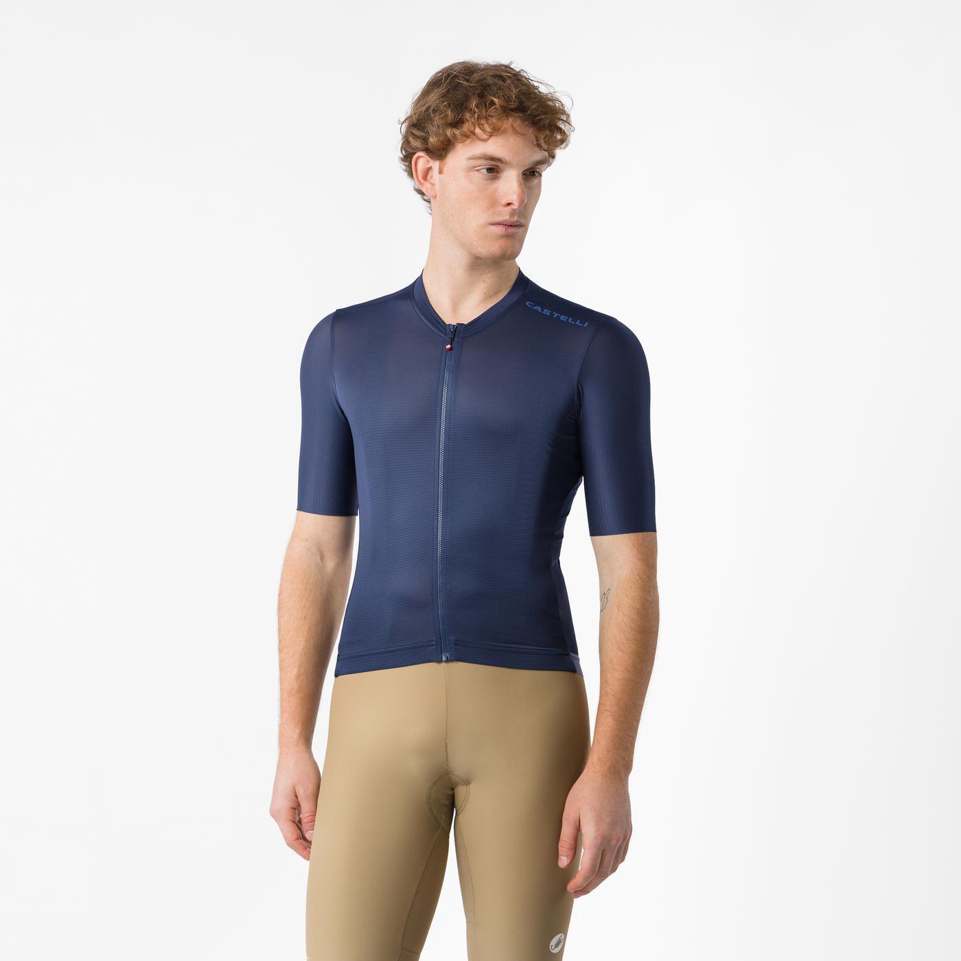 CASTELLI ESPRESSO 2 Korte Mouw Jersey Blauw