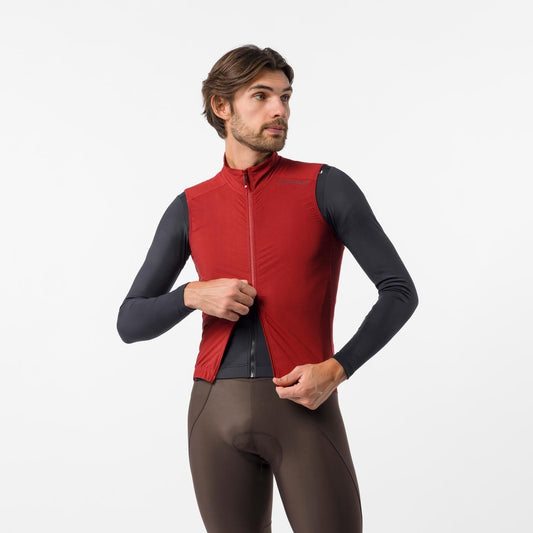 CASTELLI ESPRESSO 2 Mouwloze Jas Bordeaux