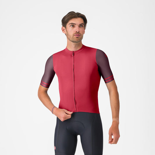 Maillot CASTELLI PROLOGO LITE 2 Manches Courtes Bordeaux