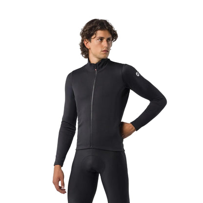 Fietsshirt CASTELLI COMPETIZIONE THERMAL Lange Mouwen Zwart