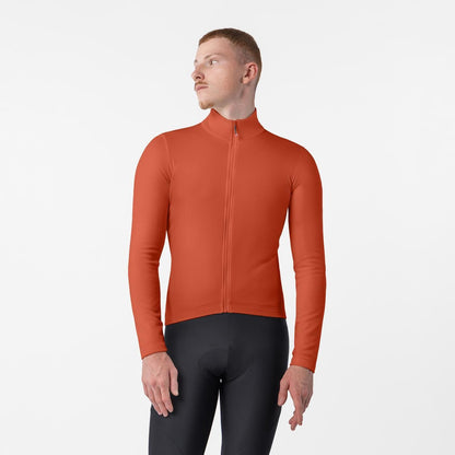 Maillot CASTELLI COMPETIZIONE THERMAL Manches Longues Paprika