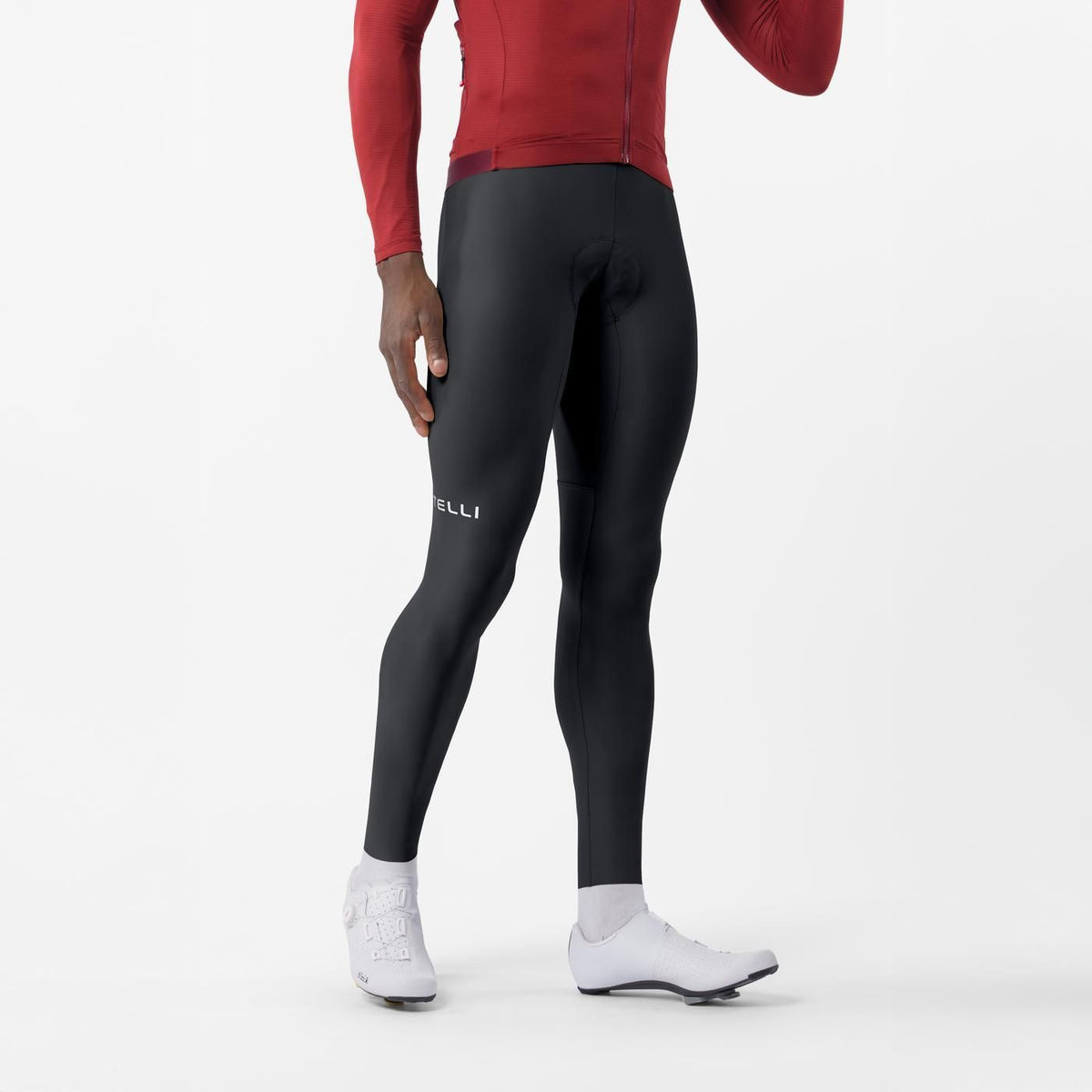 Lange Broek met Bretels CASTELLI ESPRESSO Transition Zwart