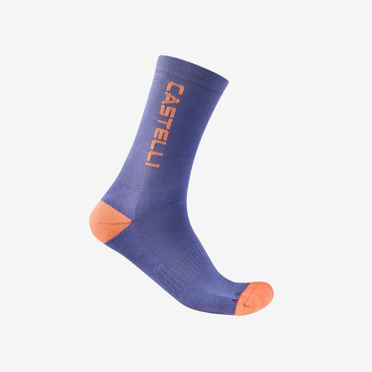 CASTELLI SWEETSPOT 20 THERMAL Sokken Paars/Oranje