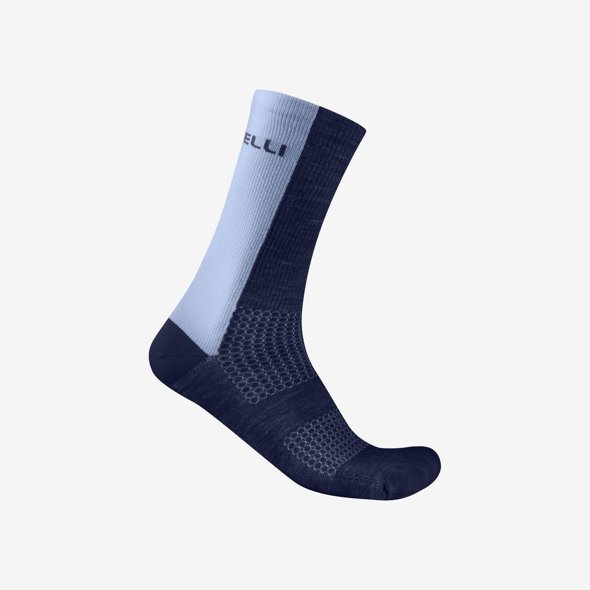 Sokken CASTELLI CASTELLI LOGO 18 MERINO Blauw