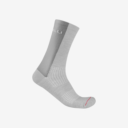 CASTELLI LOGO 18 MERINO Sokken Grijs