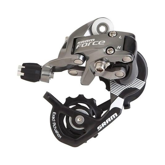 Dérailleur Arrière SRAM FORCE 10V Chape Courte – vue produit sur fond blanc