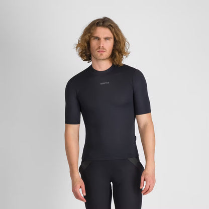 SPORTFUL MERINO ondershirt met korte mouwen zwart