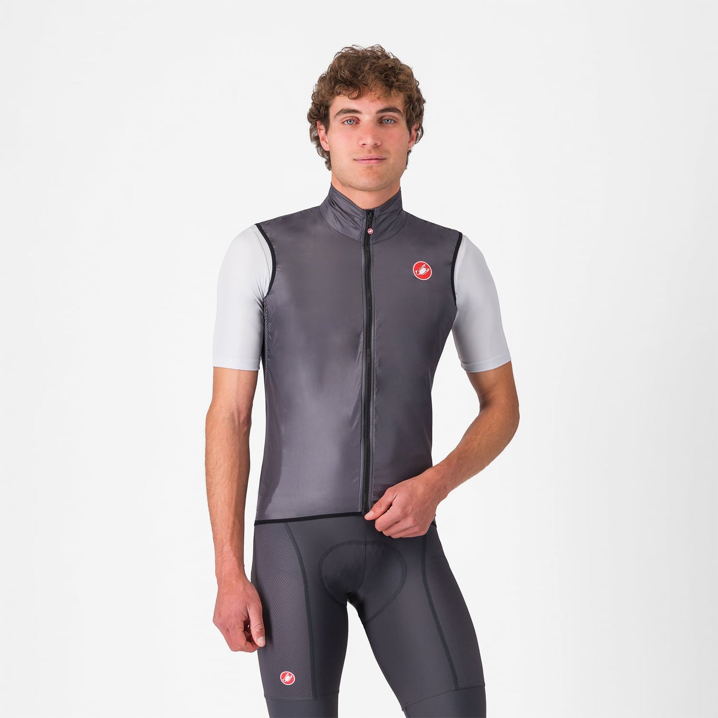 Gilet Sans Manches CASTELLI ARIA Gris Foncé