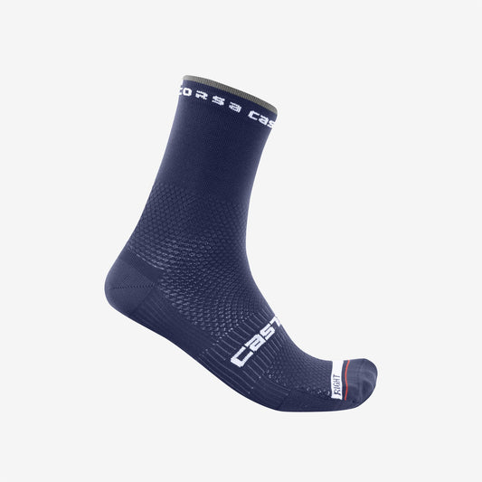 Chaussettes CASTELLI ROSSO CORSA PRO 15 Bleu