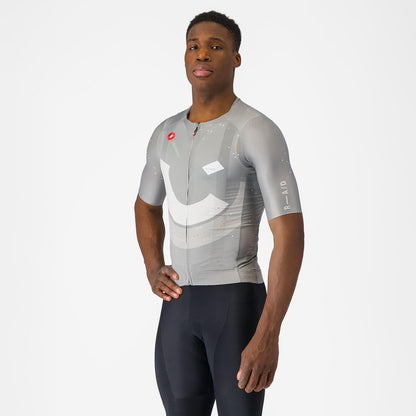 Shirt CASTELLI R-A/D Korte Mouwen Multicolor Grijs