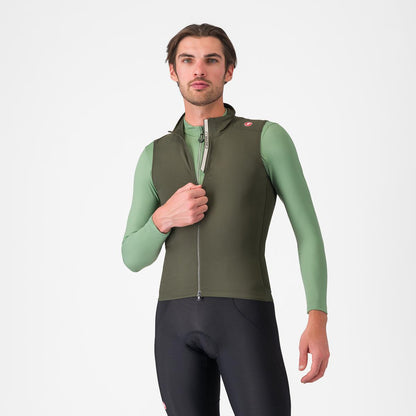 Mouwloos Vest CASTELLI ESPRESSO Groen