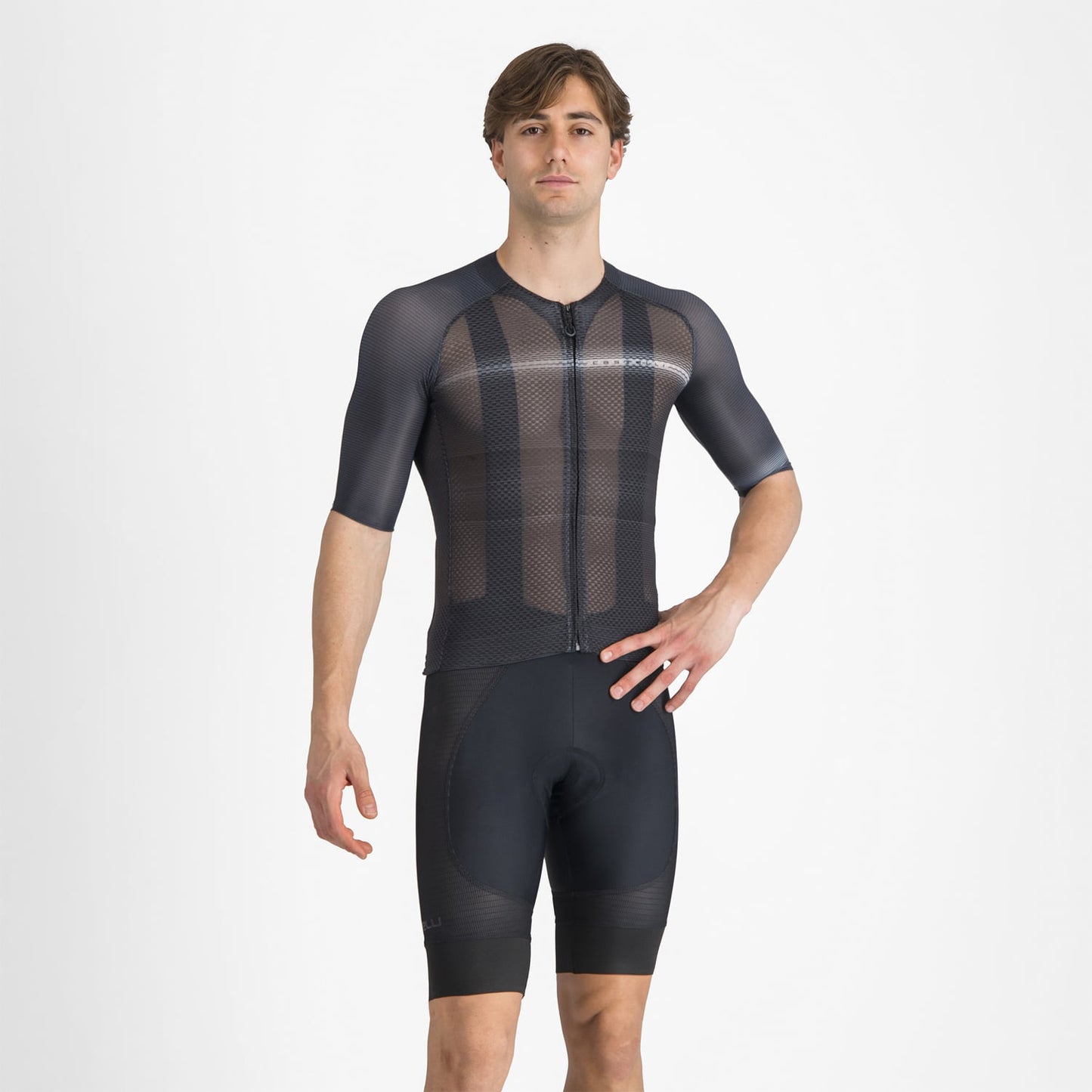 CASTELLI A/C Slab Kort Zwart