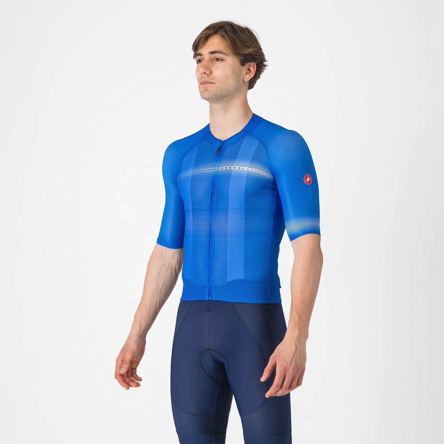 CASTELLI CLIMBER'S A/C Korte Mouw Jersey Blauw