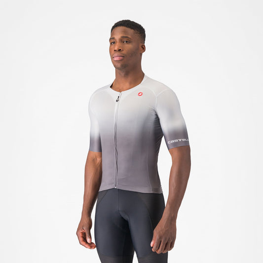 Maillot CASTELLI UPF Manches Courtes Gris