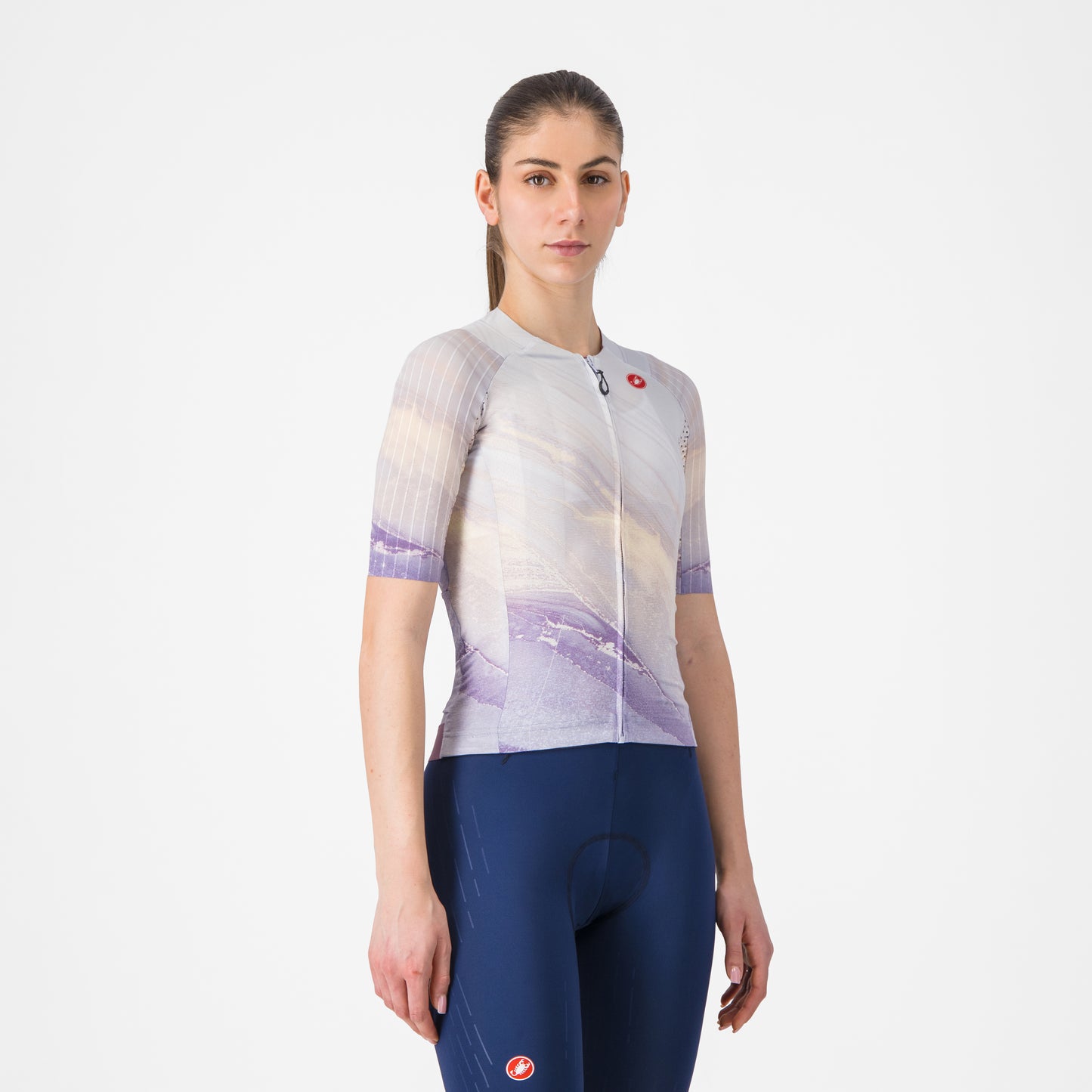 Maillot CASTELLI AERO PRO 8S Femme Manches Courtes Multicouleur