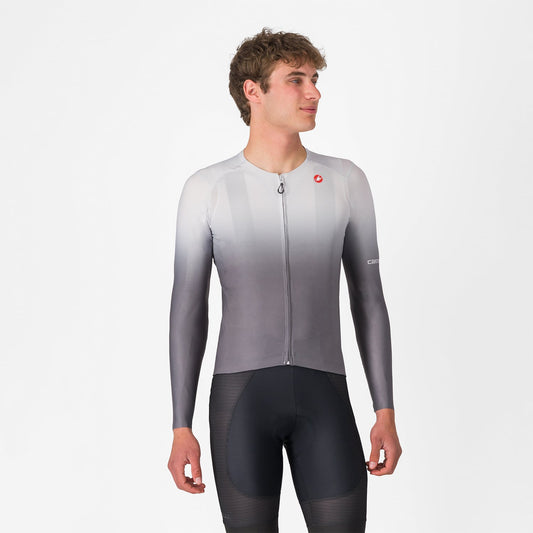Maillot CASTELLI UPF Manches Longues Gris