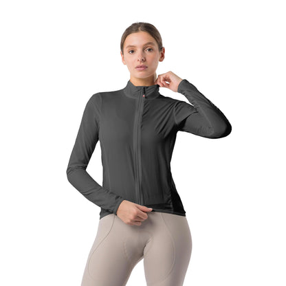 CASTELLI TRANSITION AIR damesjack in grijs – vooraanzicht