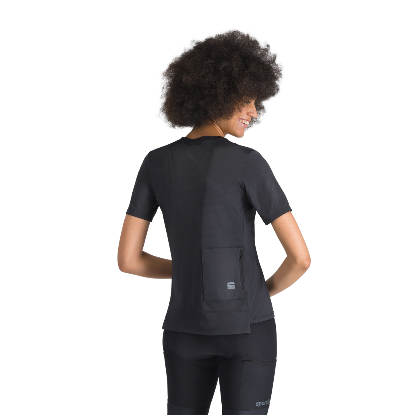 Dames SPORTFUL SUPERGIARA TEE Korte Mouw Jersey Zwart