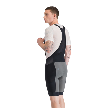Korte Bretelsfietsbroek SPORTFUL SUPERGIARA 2 Grijs/Zwart