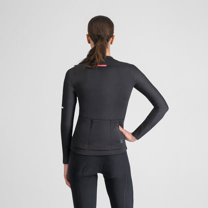 SPORTFUL SUPERNOVA fietsshirt met lange mouwen voor dames, zwart
