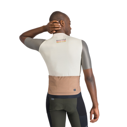 Maillot SPORTFUL SUPERGIARA 2 LOGO Manches Courtes Crème