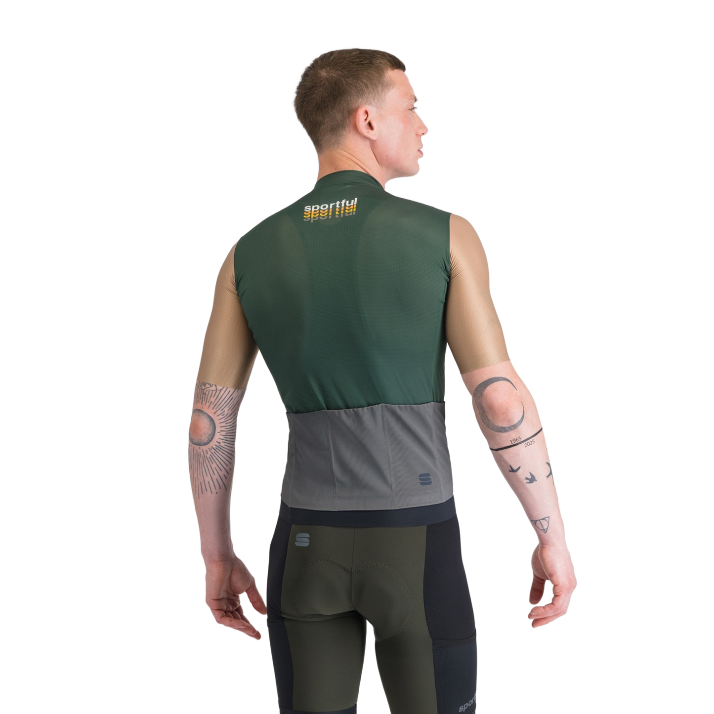 SPORTFUL SUPERGIARA 2 LOGO Korte Mouw Jersey Khaki