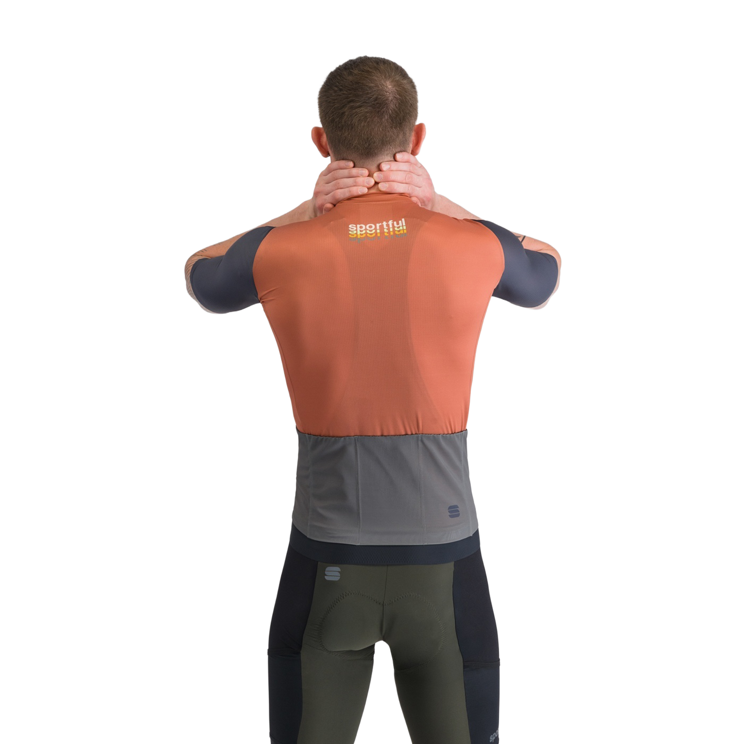 SPORTFUL SUPERGIARA 2 LOGO Korte Mouw Trui Oranje