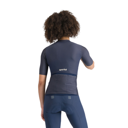 Trui SPORTFUL HYPEREPIC Korte Mouwen Dames Blauw