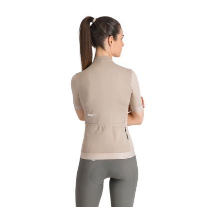Wielershirt SPORTFUL SRK 2 Korte Mouwen Dames Beige