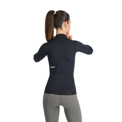 Wielershirt SPORTFUL SRK Lange Mouwen Dames Zwart