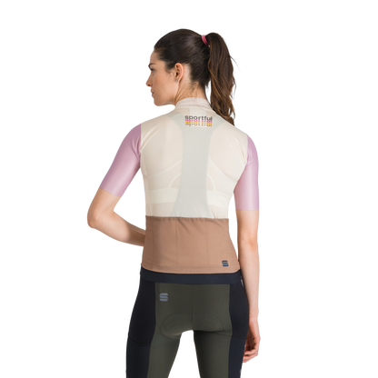 Jersey SPORTFUL SUPERGIARA 2 LOGO Korte Mouwen Dames Crème