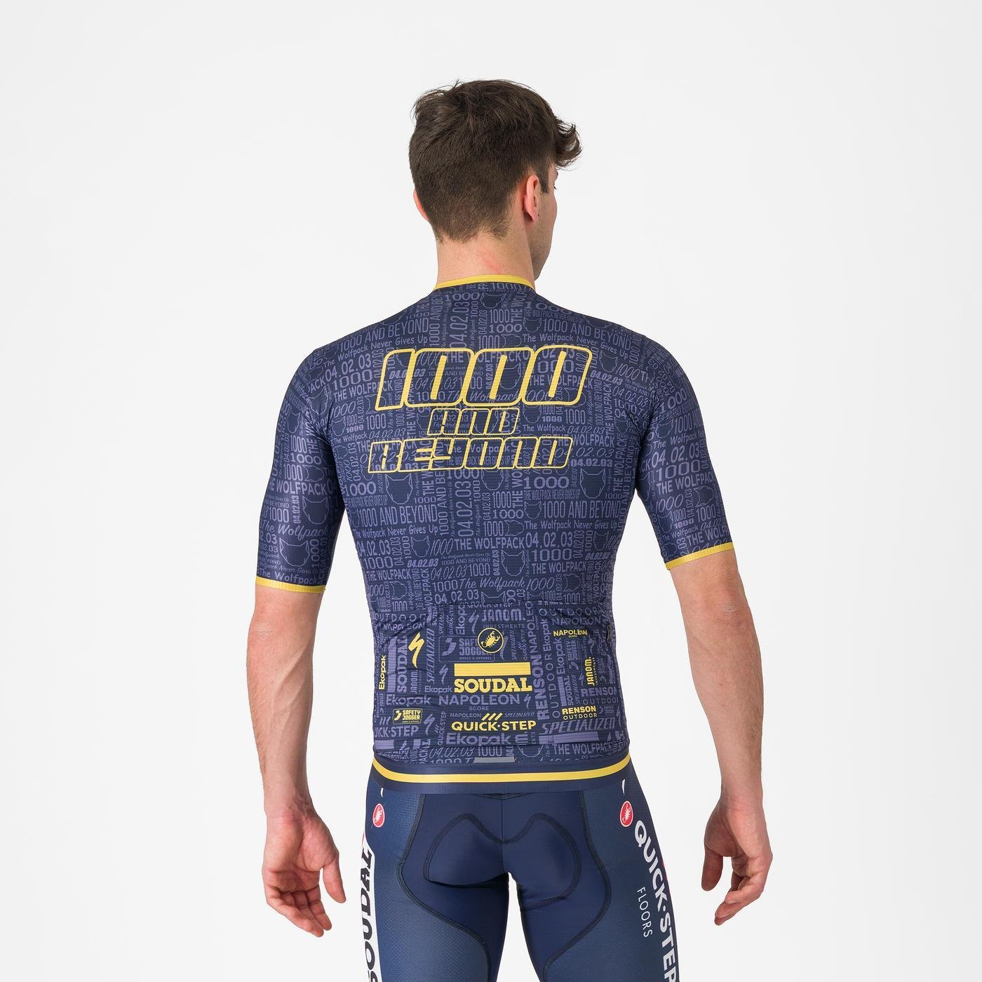 CASTELLI WOLFPACK 1000 VICTORY Korte Mouw Trui Navy