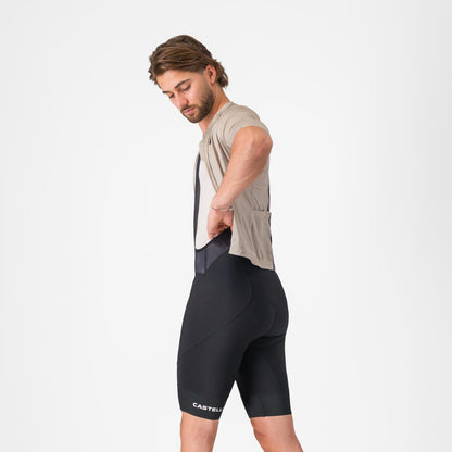 Korte Broek met Bretels CASTELLI ENDURANCE 4 Zwart