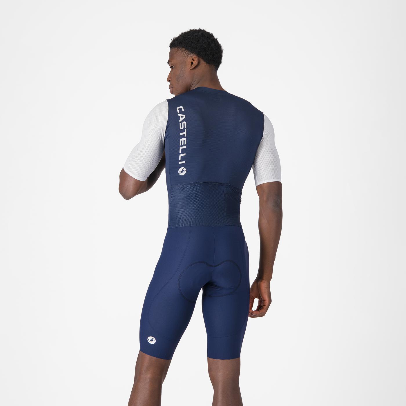 CASTELLI SATURDAY MORNING Jumpsuit Blauw/Wit